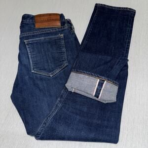 Billiam Selvedge Raw Denim Jeans Men's Size 32 Dark Indigo Straight Made in USA